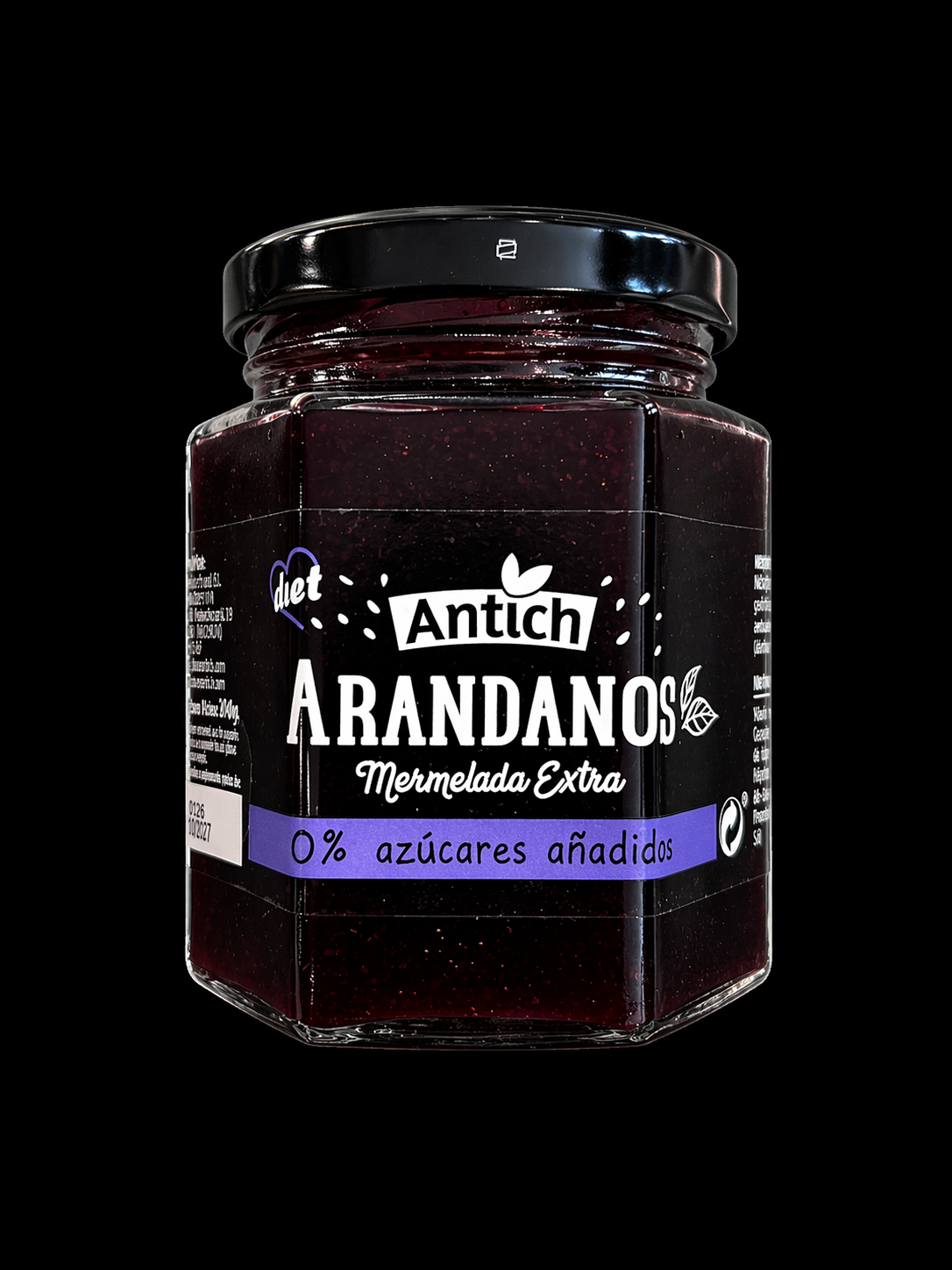 Mermelada Arándano sin azúcar