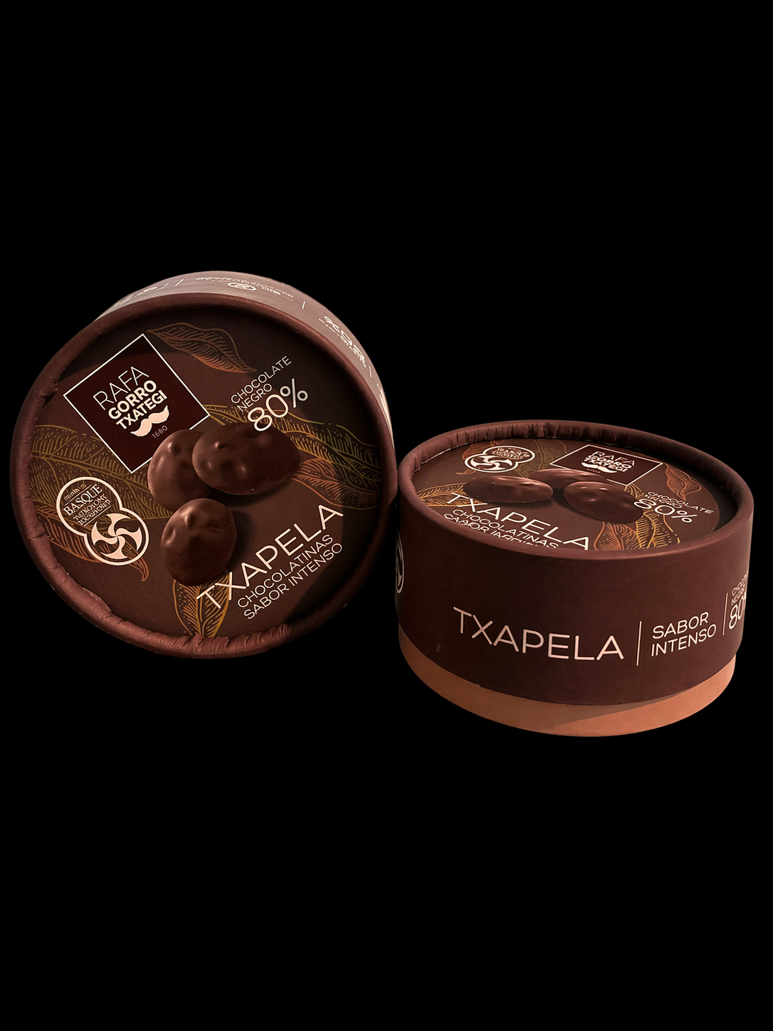 Txapelas Chocolate Negro